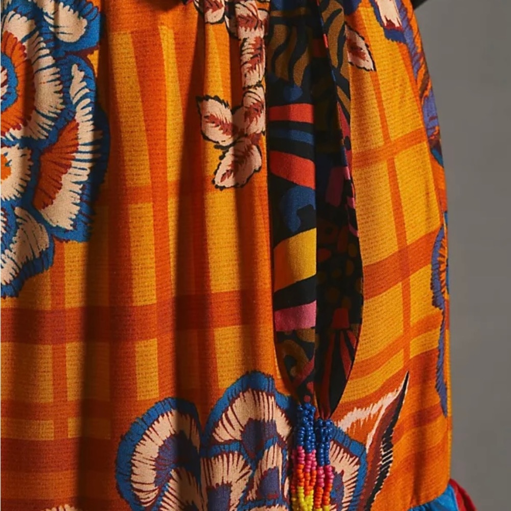 Floral Bohemian Maxi Skirt - Multicolor - Picture 4 of 8